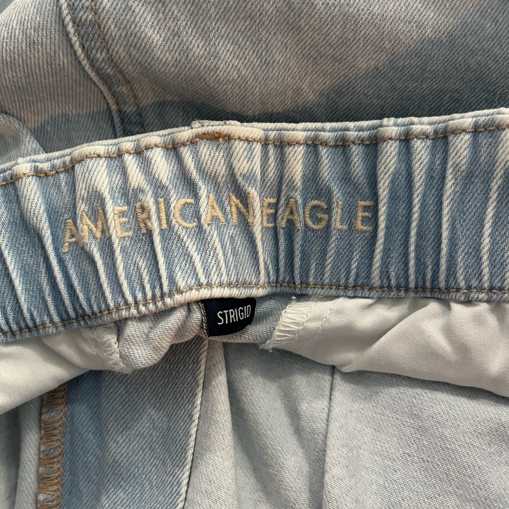 American Eagle Outfitters Light Blue Wide Leg Jeans - Picture 11 of 13
